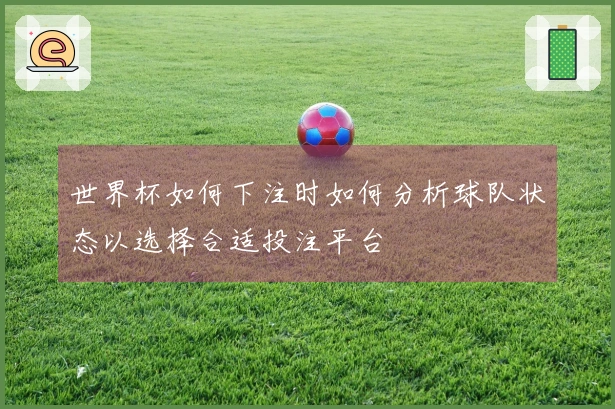 世界杯如何下注时如何分析球队状态以选择合适投注平台