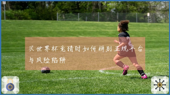 买世界杯竞猜时如何辨别正规平台与风险陷阱