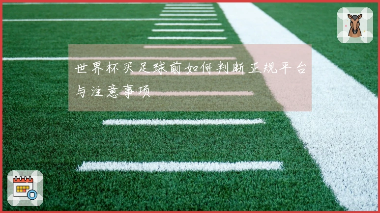 世界杯买足球前如何判断正规平台与注意事项